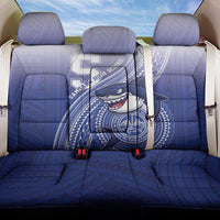 Samoana High School Back Car Seat Cover Polynesian Tribal Shark