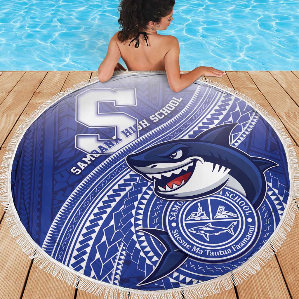 Samoana High School Beach Blanket Polynesian Tribal Shark