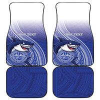 Samoana High School Car Mats Polynesian Tribal Shark