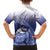 Personalized Samoana High School Family Matching Off The Shoulder Long Sleeve Dress and Hawaiian Shirt Polynesian Tribal Shark