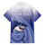 Personalized Samoana High School Family Matching Off The Shoulder Long Sleeve Dress and Hawaiian Shirt Polynesian Tribal Shark