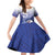Personalized Samoana High School Family Matching Off Shoulder Short Dress and Hawaiian Shirt Polynesian Tribal Shark