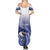Personalized Samoana High School Family Matching Summer Maxi Dress and Hawaiian Shirt Polynesian Tribal Shark