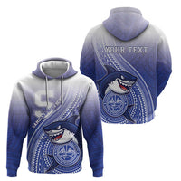 Personalized Samoana High School Hoodie Polynesian Tribal Shark