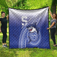 Samoana High School Quilt Polynesian Tribal Shark