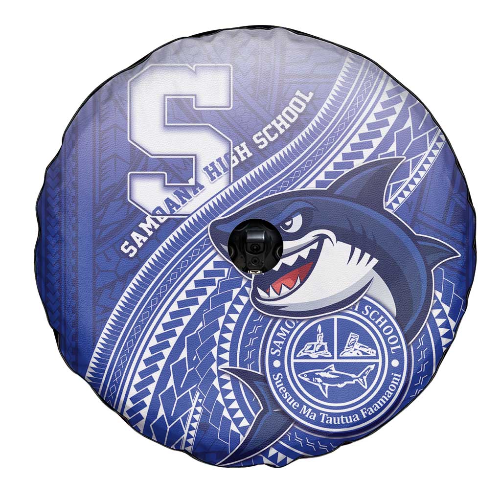 Samoana High School Spare Tire Cover Polynesian Tribal Shark LT05 - Polynesian Pride