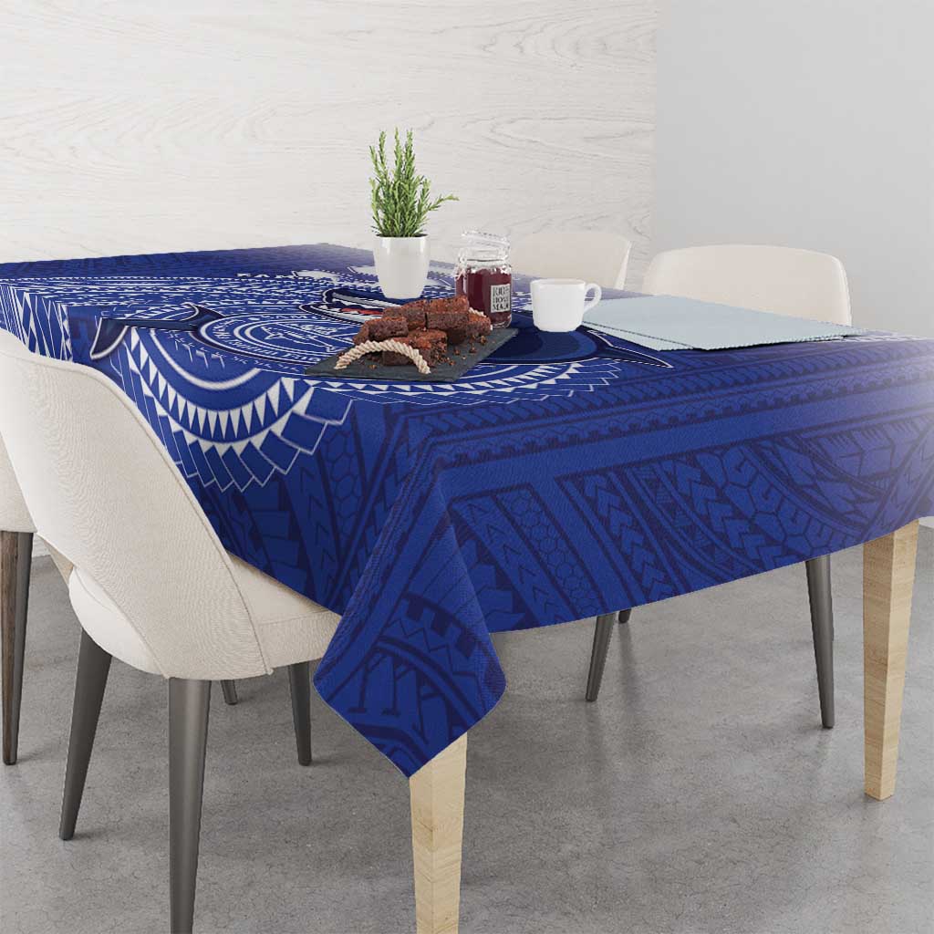 Samoana High School Tablecloth Polynesian Tribal Shark