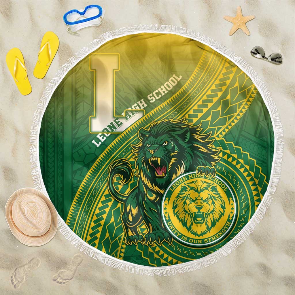 Leone High School Beach Blanket Leone Lion