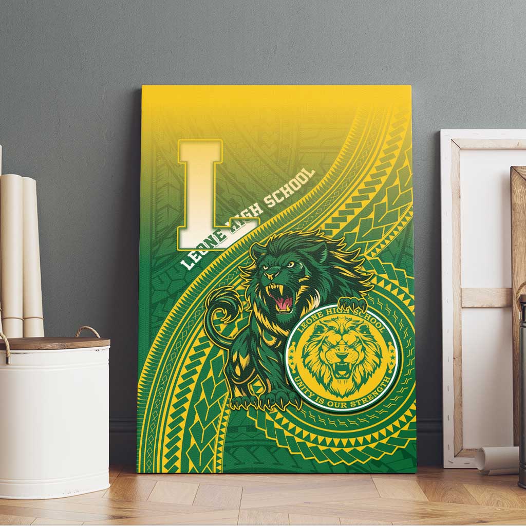 Leone High School Canvas Wall Art Leone Lion