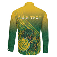 Personalized Leone High School Family Matching Mermaid Dress and Hawaiian Shirt Leone Lion LT05 - Polynesian Pride