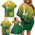 Personalized Leone High School Family Matching Off Shoulder Short Dress and Hawaiian Shirt Leone Lion