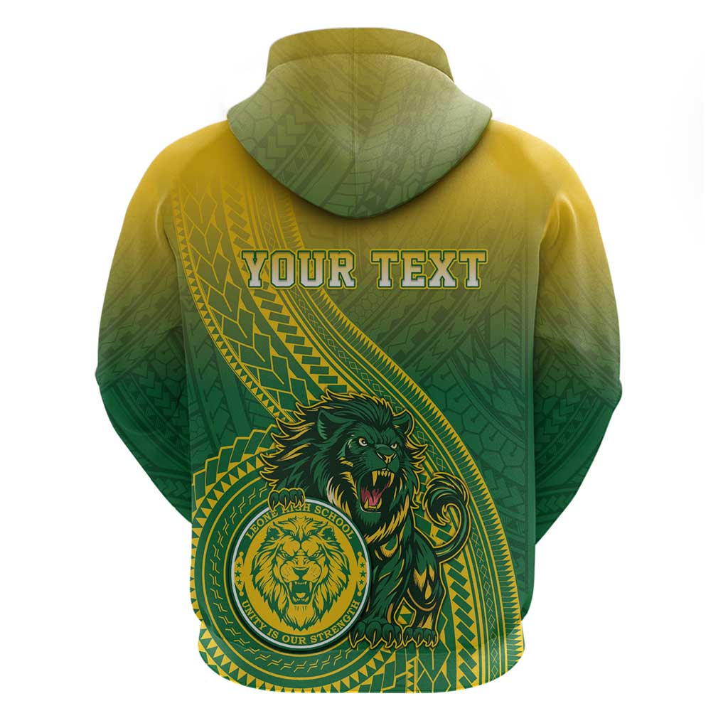 Personalized Leone High School Hoodie Leone Lion