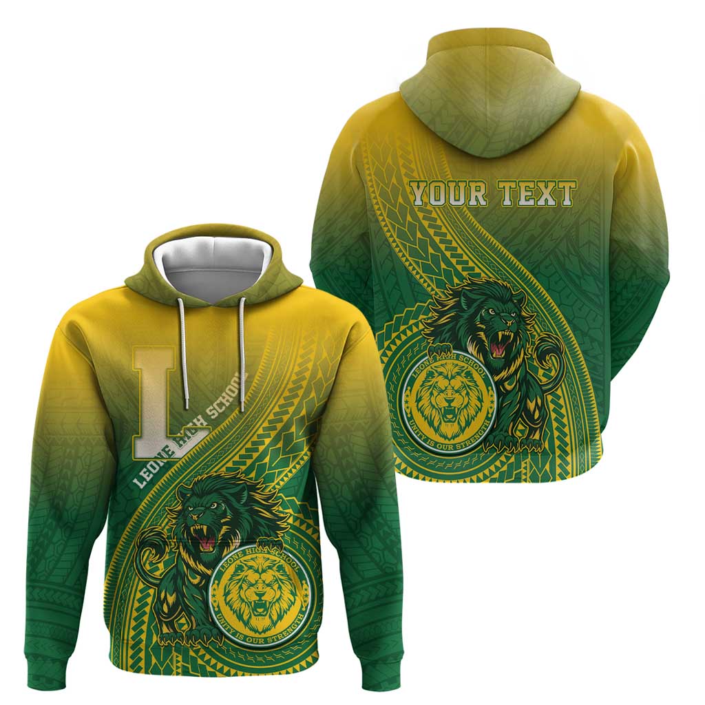 Personalized Leone High School Hoodie Leone Lion