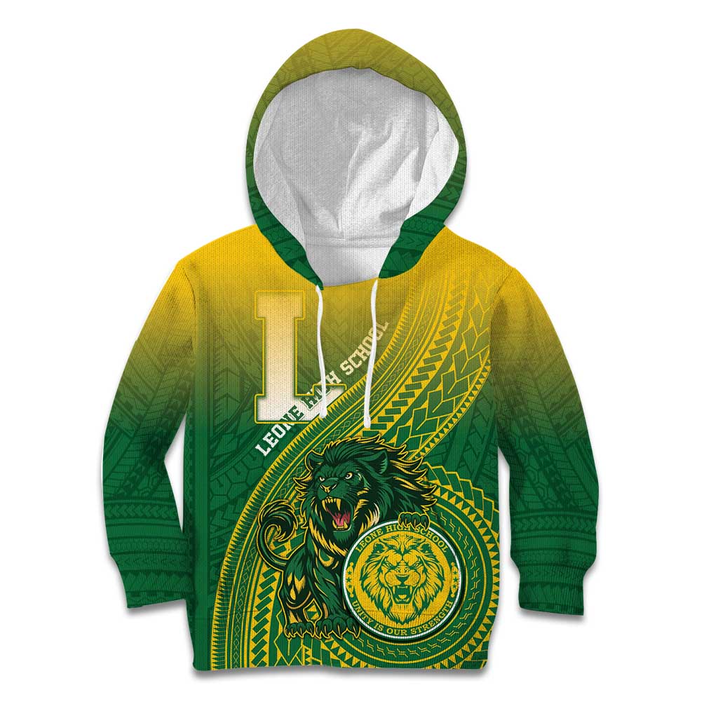 Personalized Leone High School Kid Hoodie Leone Lion