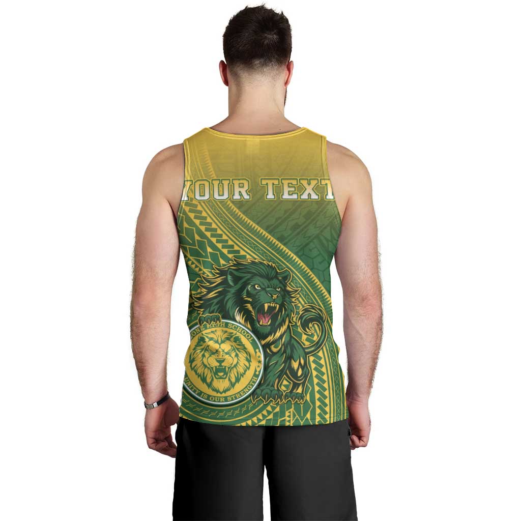Personalized Leone High School Men Tank Top Leone Lion