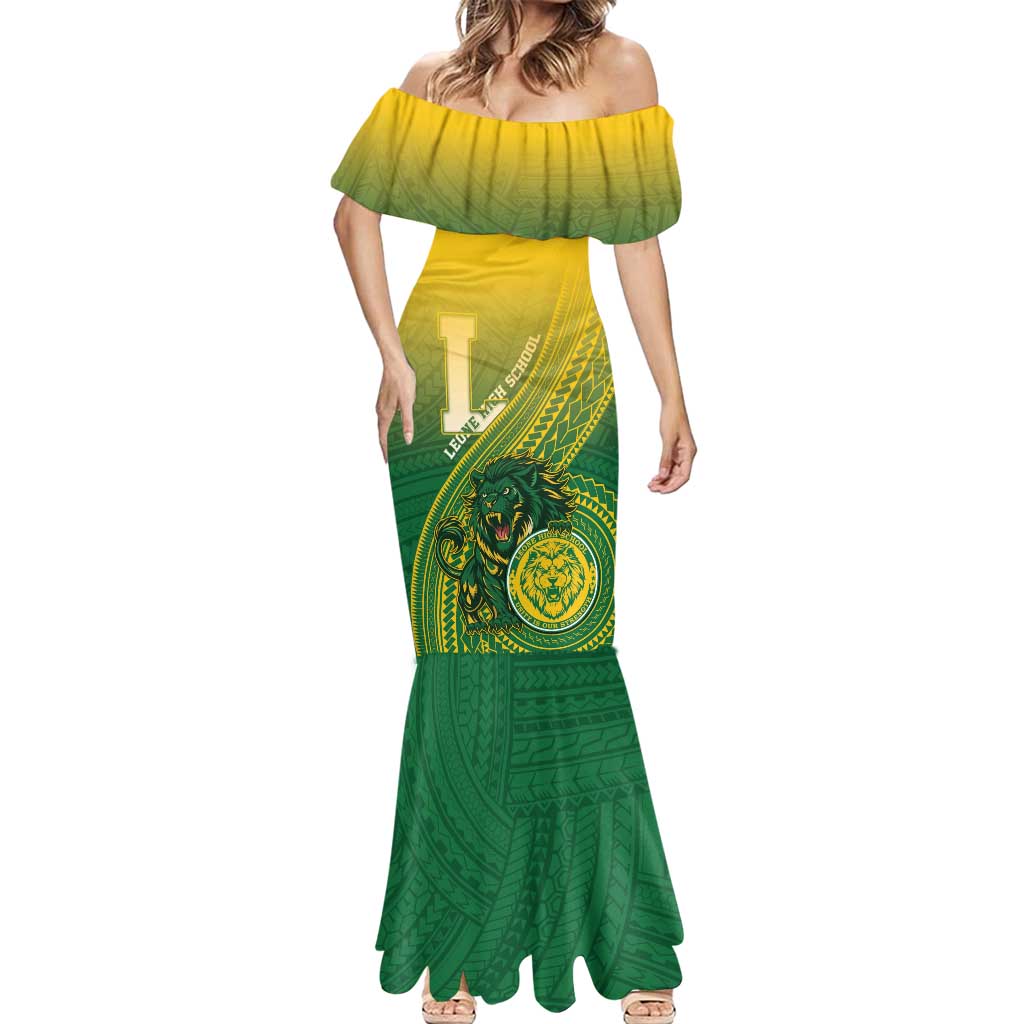 Personalized Leone High School Mermaid Dress Leone Lion