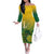 Personalized Leone High School Off The Shoulder Long Sleeve Dress Leone Lion