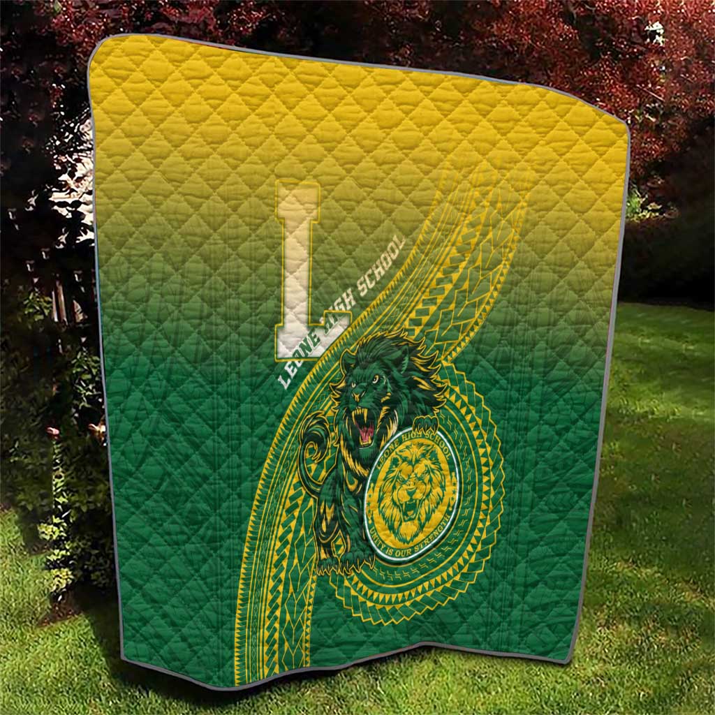 Leone High School Quilt Leone Lion
