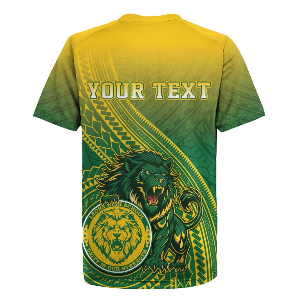 Personalized Leone High School Rugby Jersey Leone Lion