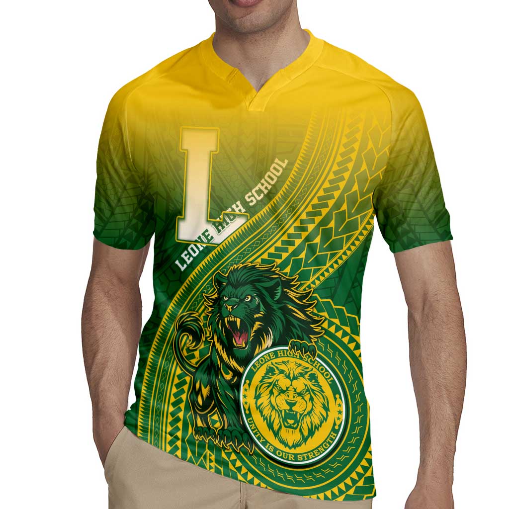 Personalized Leone High School Rugby Jersey Leone Lion