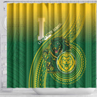 Leone High School Shower Curtain Leone Lion