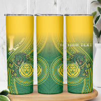 Personalized Leone High School Skinny Tumbler Leone Lion LT05 - Polynesian Pride