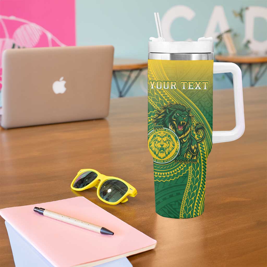 Personalized Leone High School Tumbler With Handle Leone Lion