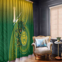 Leone High School Window Curtain Leone Lion