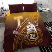 Tafuna High School Bedding Set Polynesian Warrior