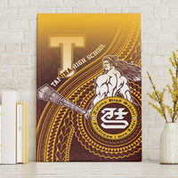 Tafuna High School Canvas Wall Art Polynesian Warrior