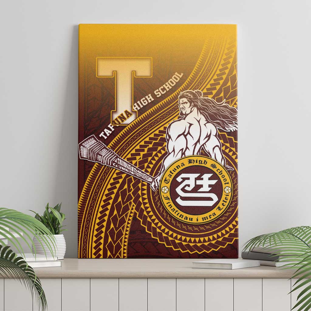 Tafuna High School Canvas Wall Art Polynesian Warrior