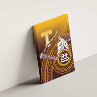 Tafuna High School Canvas Wall Art Polynesian Warrior