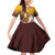 Personalized Tafuna High School Family Matching Off Shoulder Short Dress and Hawaiian Shirt Polynesian Warrior