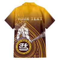 Personalized Tafuna High School Family Matching Puletasi and Hawaiian Shirt Polynesian Warrior