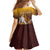 Personalized Tafuna High School Family Matching Summer Maxi Dress and Hawaiian Shirt Polynesian Warrior