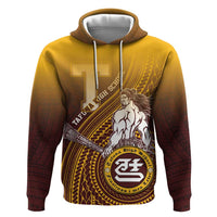 Personalized Tafuna High School Hoodie Polynesian Warrior