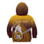 Personalized Tafuna High School Kid Hoodie Polynesian Warrior