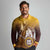 Personalized Tafuna High School Long Sleeve Polo Shirt Polynesian Warrior