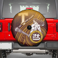 Tafuna High School Spare Tire Cover Polynesian Warrior LT05 - Polynesian Pride