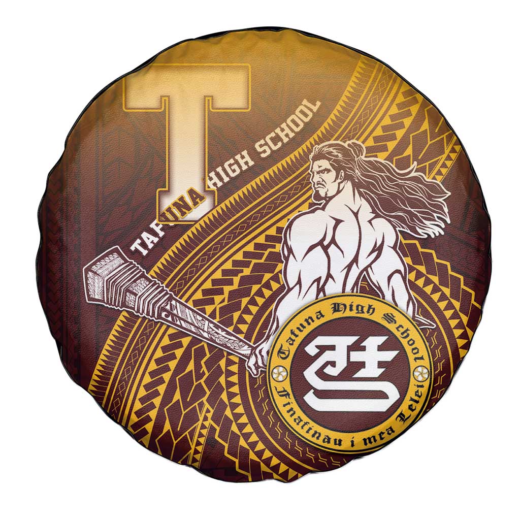 Tafuna High School Spare Tire Cover Polynesian Warrior LT05 - Polynesian Pride