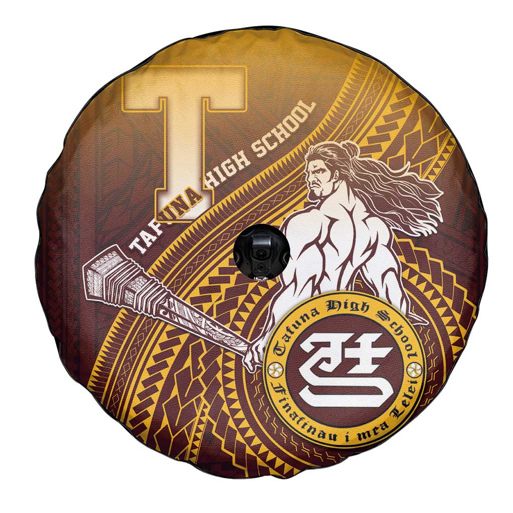 Tafuna High School Spare Tire Cover Polynesian Warrior LT05 - Polynesian Pride
