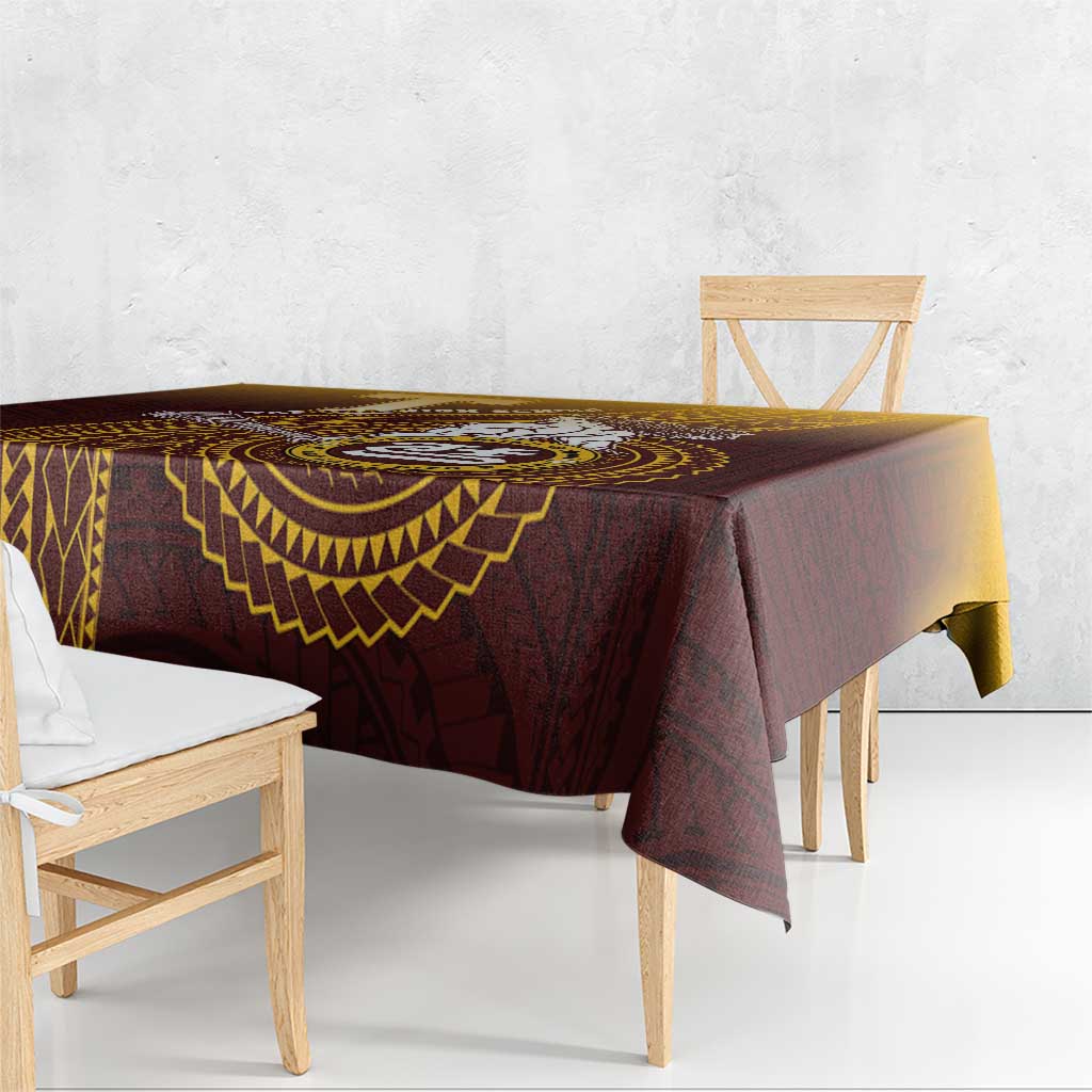 Tafuna High School Tablecloth Polynesian Warrior