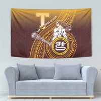Tafuna High School Tapestry Polynesian Warrior