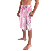 Hawaii Kakau Tribal Lavalava With Pink Tiare