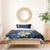 Hawaii Honu Bedding Set Polynesian Curves Plumeria - Polynesian Pride