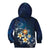 Hawaii Honu Kid Hoodie Polynesian Curves Plumeria - Polynesian Pride