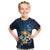 Hawaii Honu Kid T Shirt Polynesian Curves Plumeria - Polynesian Pride