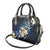 Hawaii Honu Shoulder Handbag Polynesian Curves Plumeria - Polynesian Pride