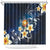 Hawaii Honu Shower Curtain Polynesian Curves Plumeria - Polynesian Pride