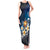 Hawaii Honu Tank Maxi Dress Polynesian Curves Plumeria - Polynesian Pride